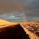 Arcoiris fotografiado por primera vez en el corazón del desierto de Atacama.